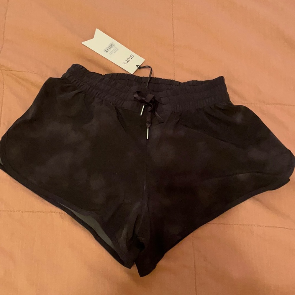 Tie dye onyx shorts